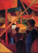 August Macke Seiltanzer oil painting reproduction